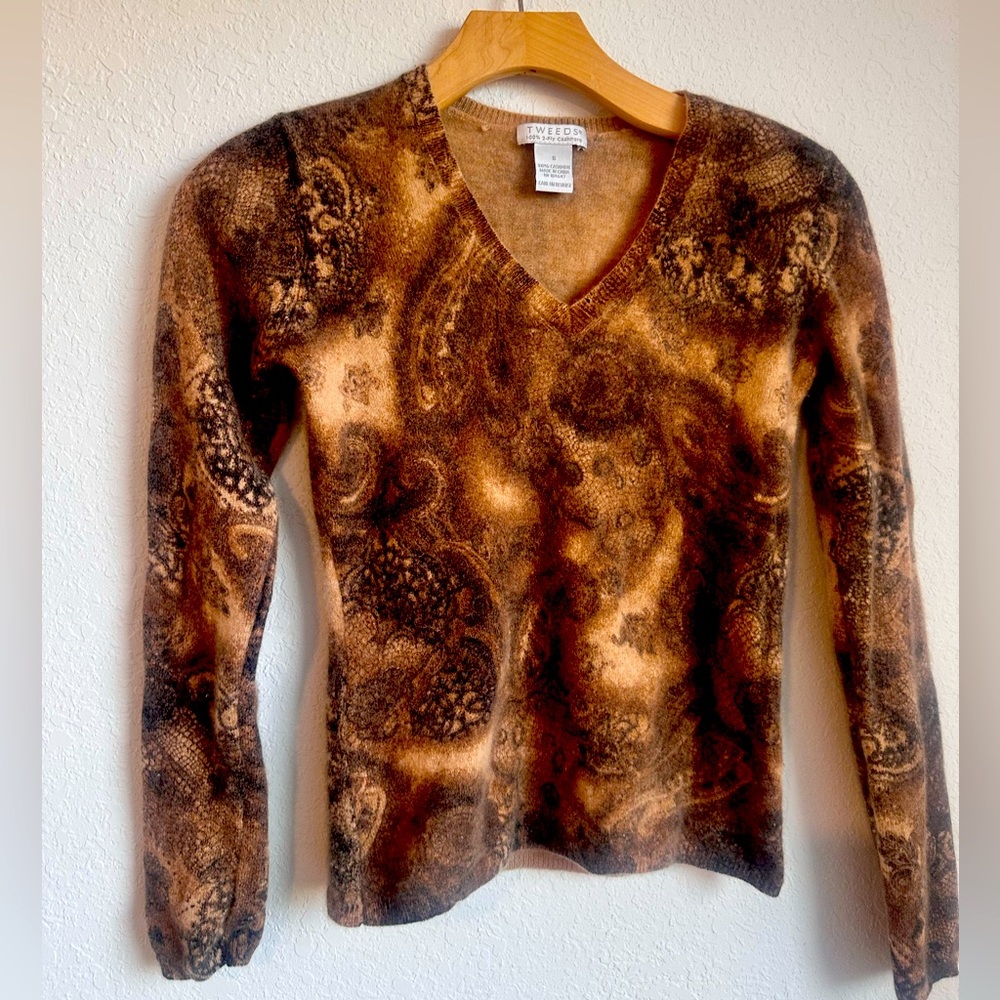 Tweeds Cashemere sweater 100% cashemere